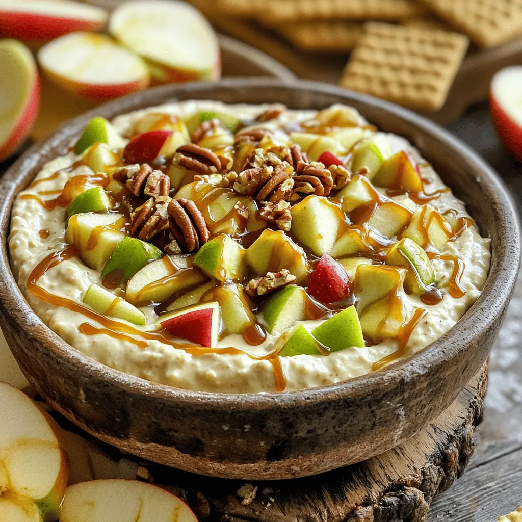 Caramel Apple Cheesecake Dip Creamy and Sweet Delight