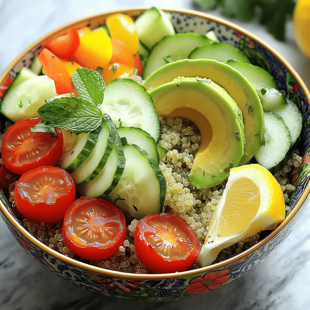 Zesty Lemon Herb Quinoa Bowl Fresh and Flavorful Dish