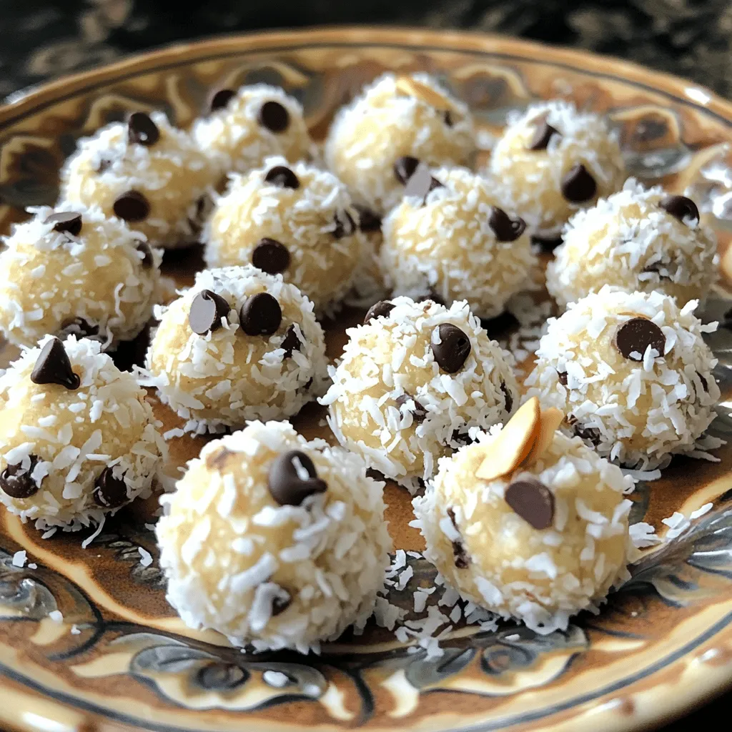 Almond Joy Energy Bites Tasty Healthy Snack Option