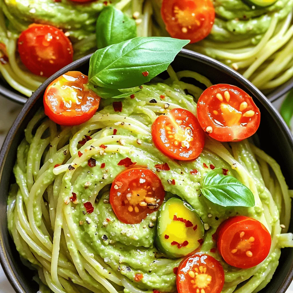 Creamy Avocado Pasta Simple Healthy Delightful Dish