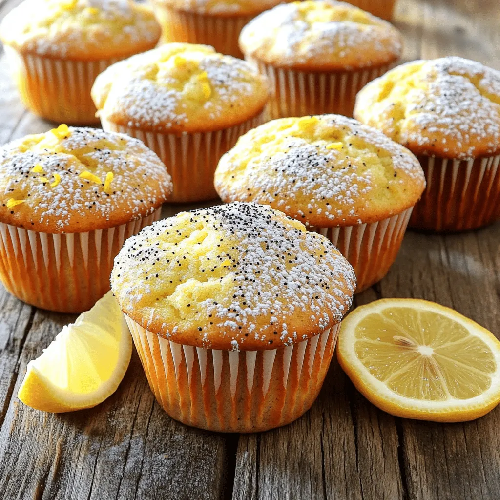 Lemon Poppyseed Muffins Easy and Flavorful Delight
