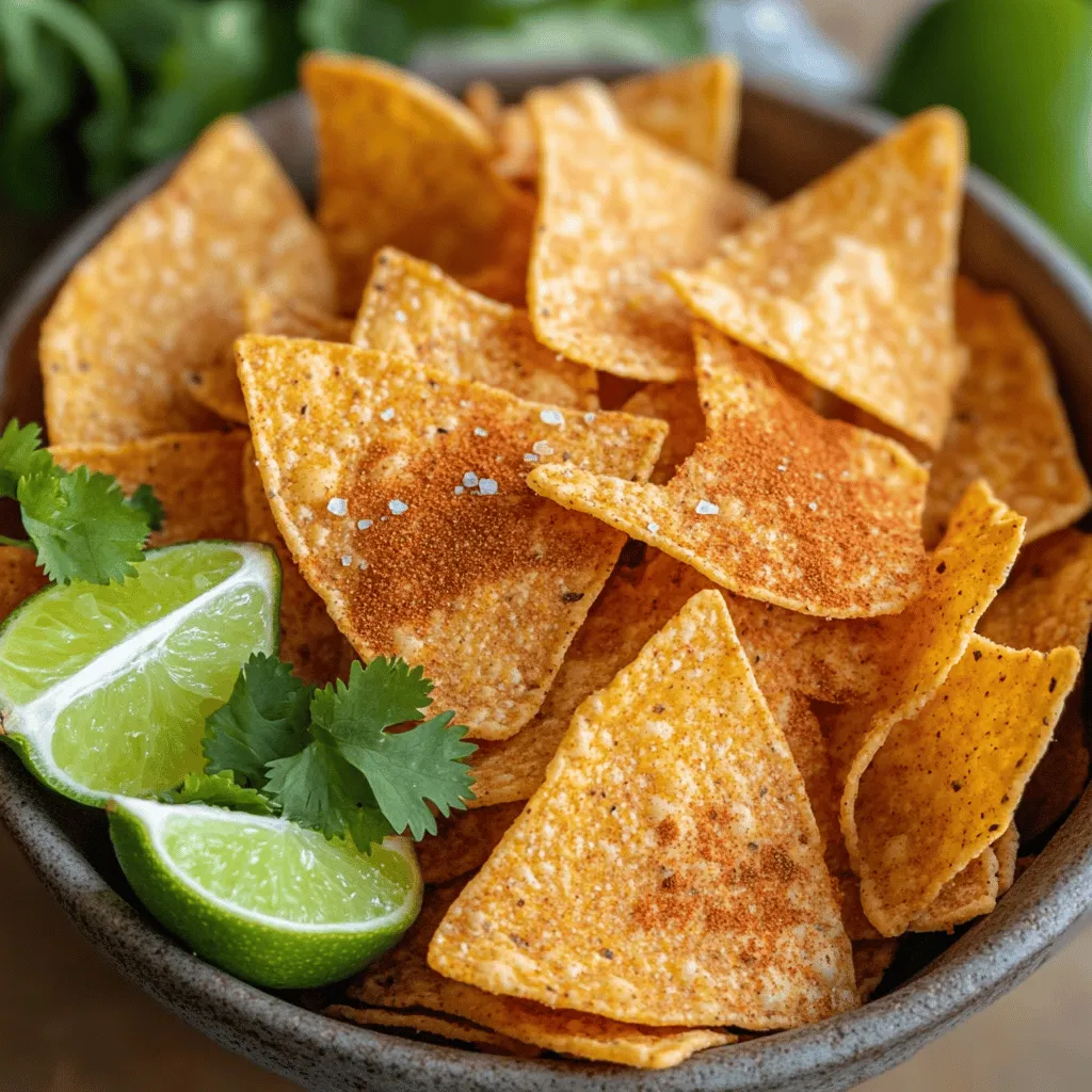 Crispy Zesty Tortilla Chips Recipe