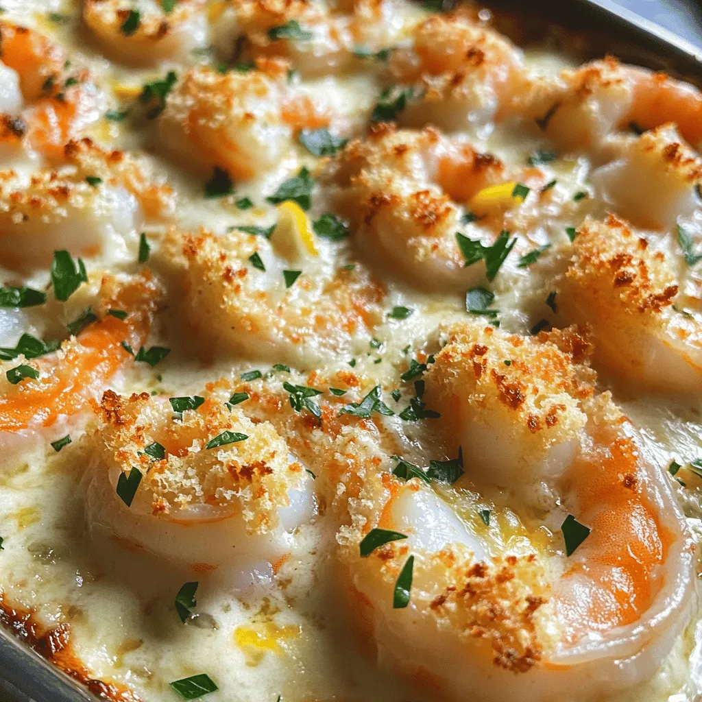 Delicious Garlic Shrimp Gratin Recipe Easy to Prepare