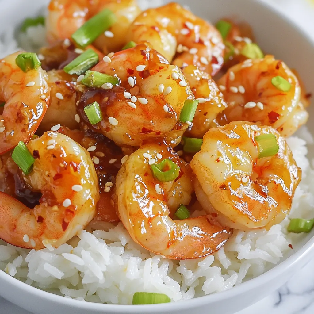 Savory Sweet Chili Garlic Shrimp Delightful Dinner