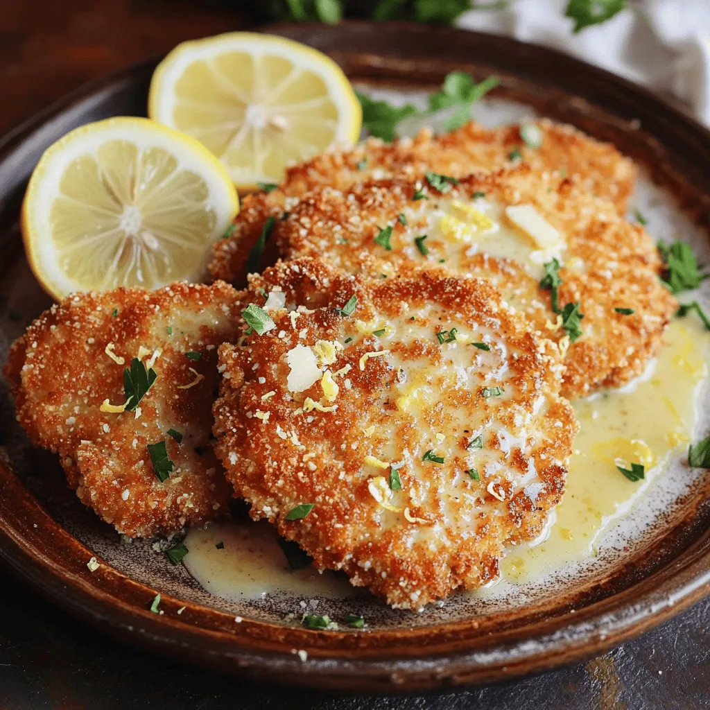 Keto Pork Schnitzel with Lemon Butter Sauce Delight