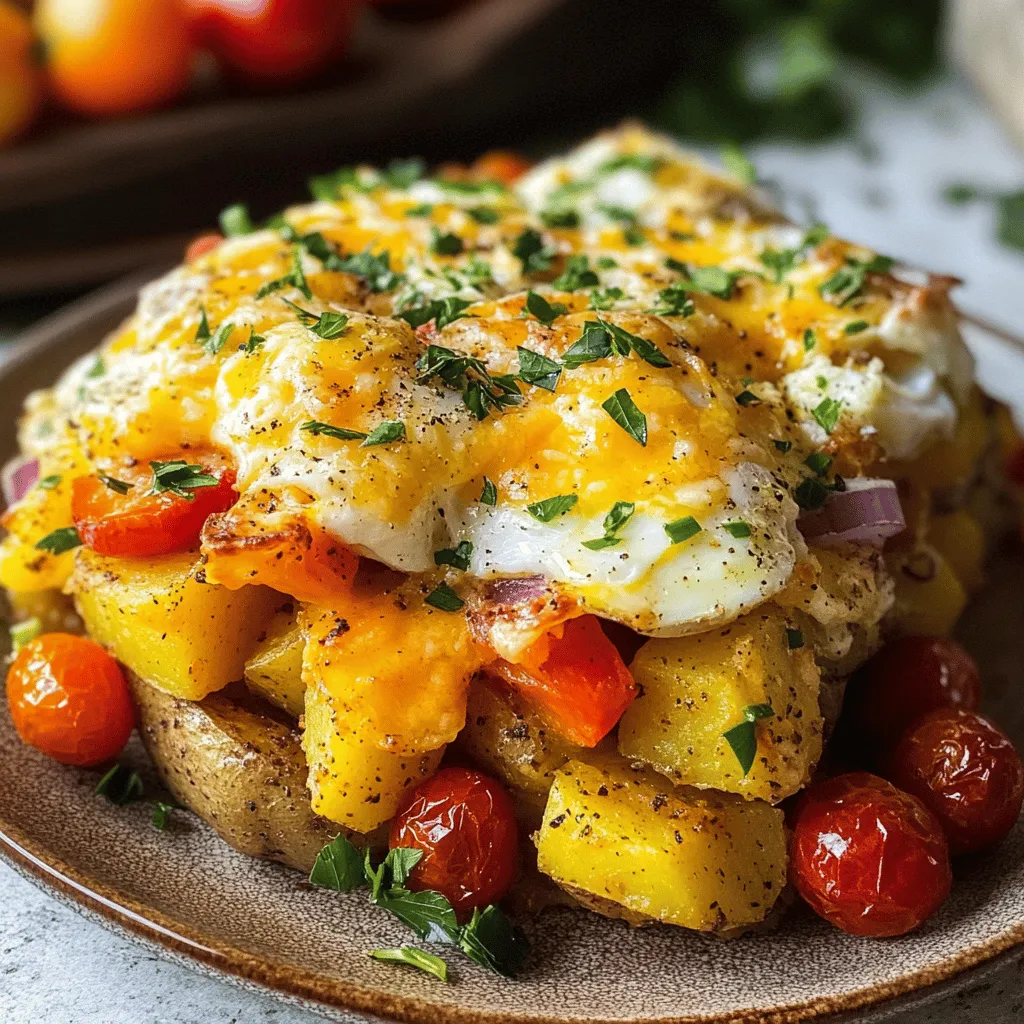 Roasted potato breakfast casserole stands out for many reasons. First, roasted potatoes add a lovely crispy texture. They are creamy inside and crunchy outside. This contrast makes each bite exciting.