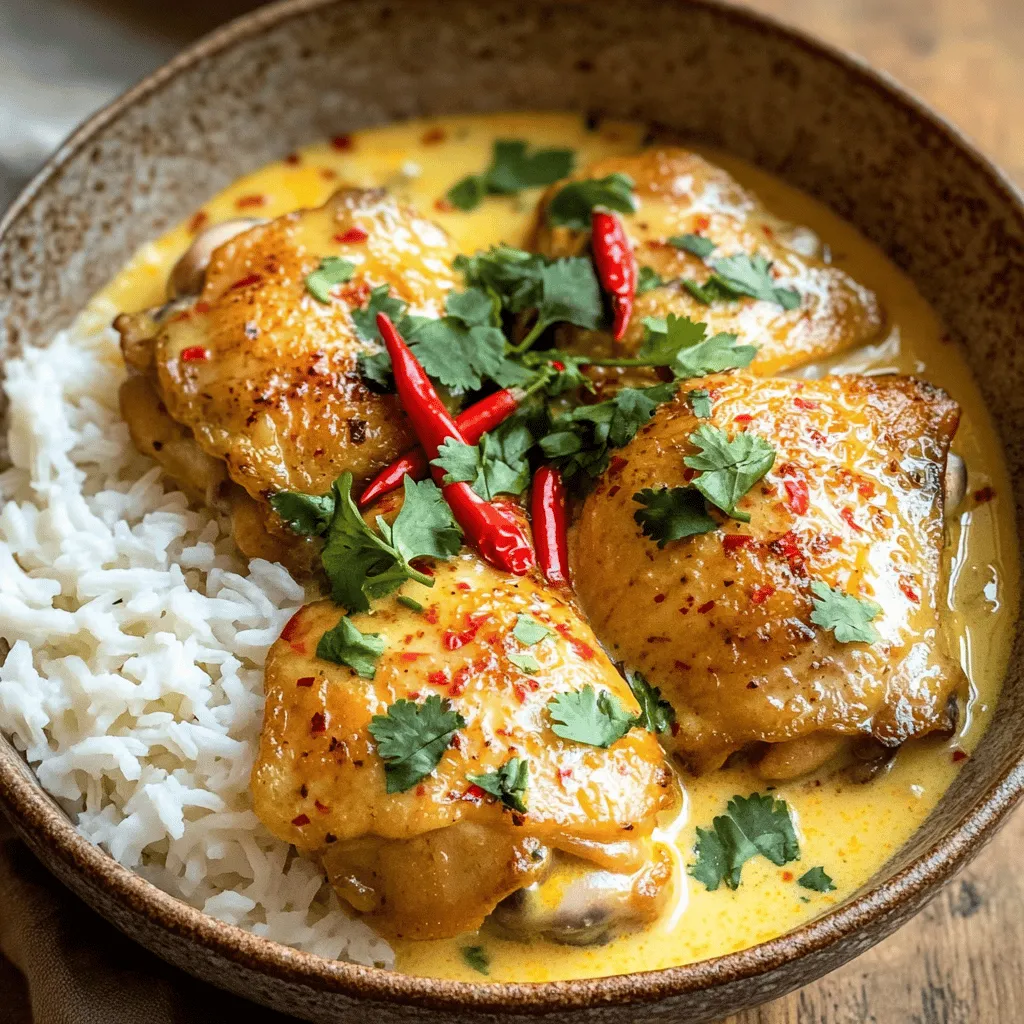 Spicy Brazilian Coconut Chicken Recipe Bold and Flavorful