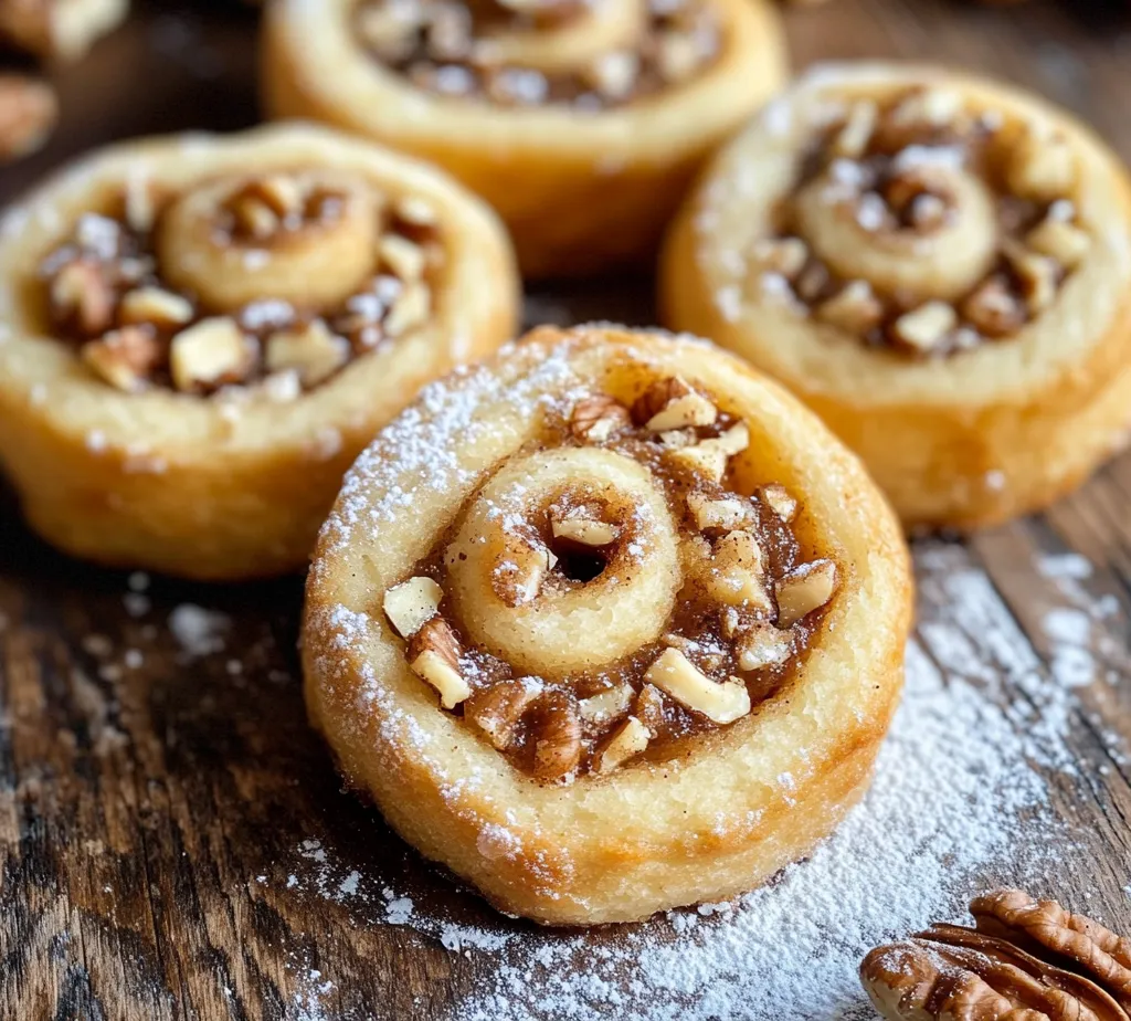 Italian Nut Roll Cookies, known as 