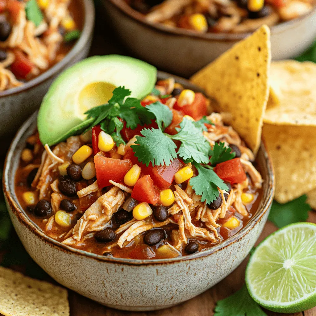 For a tasty Crockpot Southwest Chicken, you need key ingredients. Start with 1.5 lbs of boneless, skinless chicken breasts. This provides the main protein. You will also need 1 can of black beans and 1 can of corn. Both add fiber and flavor. Use 1 can of diced tomatoes with green chilies for a spicy kick. Don