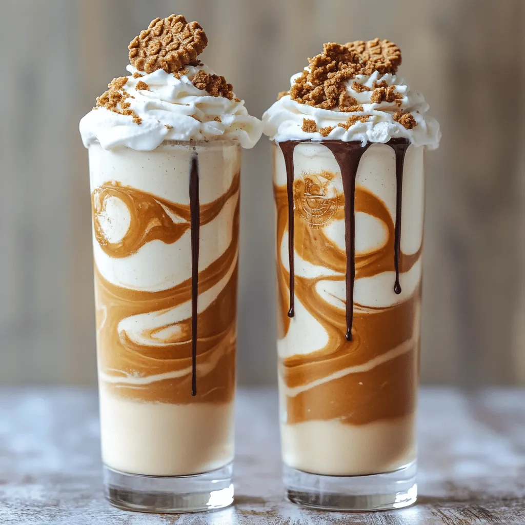 Creamy Biscoff Cookie Butter Milkshake Delight