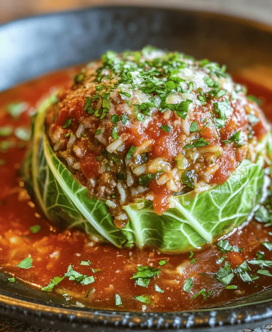 Welcome to the world of Meatball Stuffed Whole Cabbage Delight, an extraordinary dish that brings together the comforting flavors of home-cooked meals with the nutritional benefits of fresh ingredients. This recipe is not just a feast for the senses; it