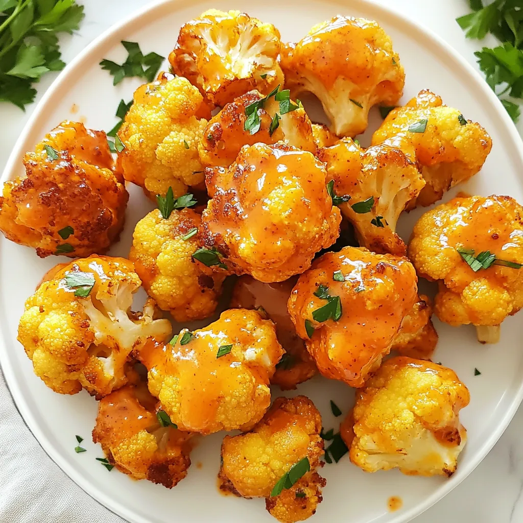 Savory Buffalo Cauliflower Bites Easy and Tasty Snack