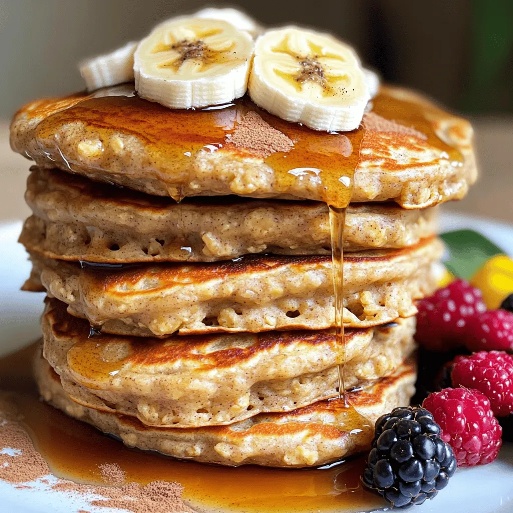 Satisfying Banana Oatmeal Pancakes Easy Morning Treat