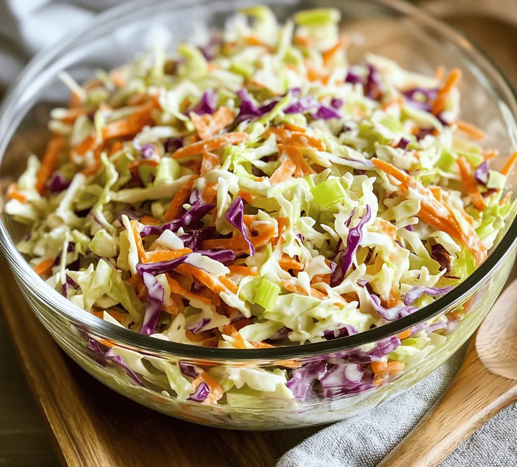 Coleslaw is a classic side dish that has been enjoyed for generations, offering a refreshing crunch that complements a wide array of meals. Traditionally made with finely shredded raw cabbage and dressed most commonly with a vinaigrette or mayonnaise, coleslaw has earned its place on the table at barbecues, picnics, and family gatherings. Its versatility allows it to fit seamlessly into various cuisines, making it a beloved staple across cultures.