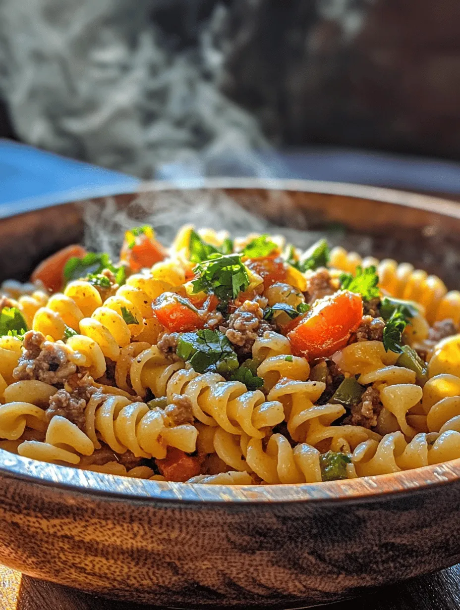 Indulge in Flavor: Cheesy Rotel Pasta with Ground Beef Recipe