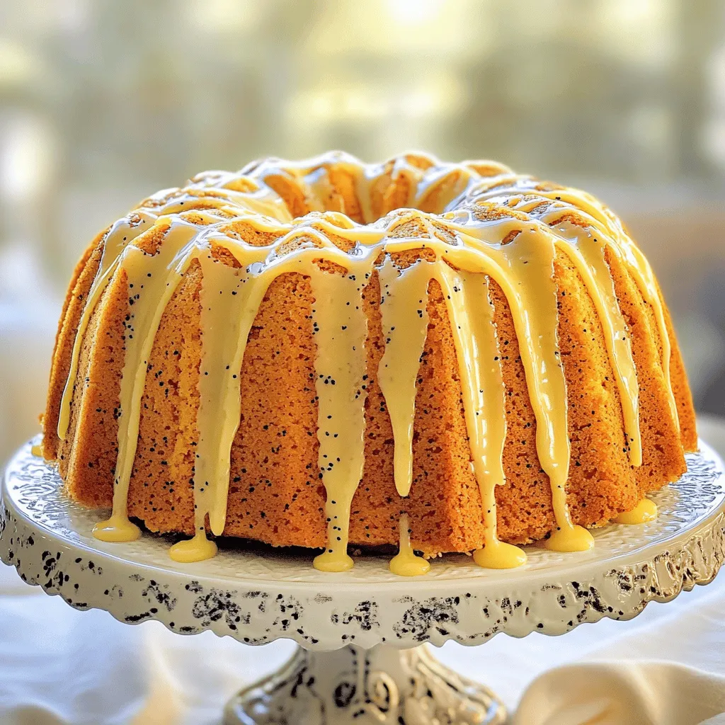 Lemon Poppy Seed Bundt Cake Delightfully Easy Recipe