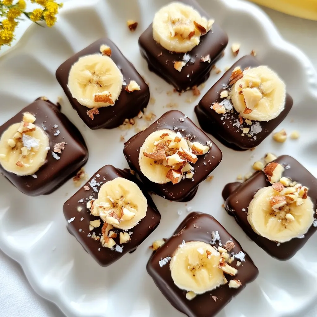 Chocolate Covered Banana Bites Tasty Easy Treat