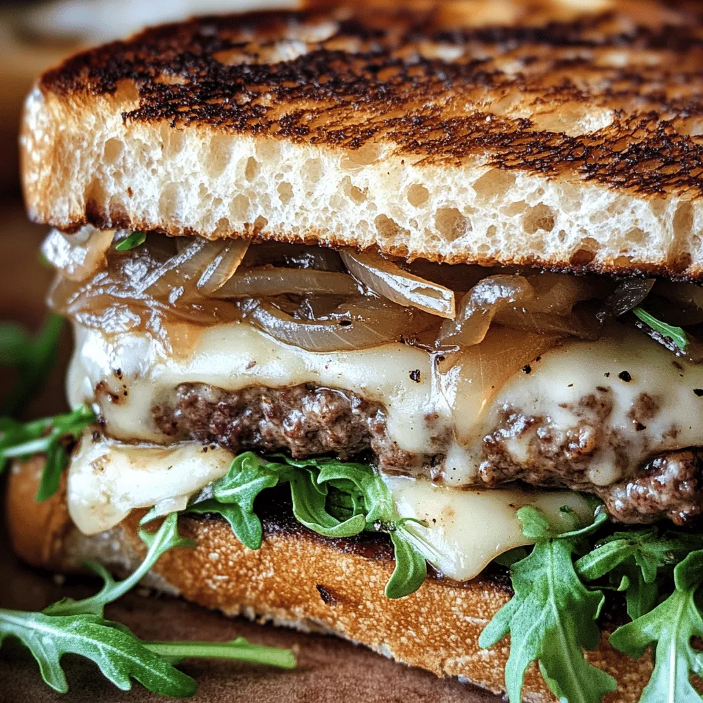 Caramelized Onion &#038; Swiss Patty Melts: A Comfort Food Classic