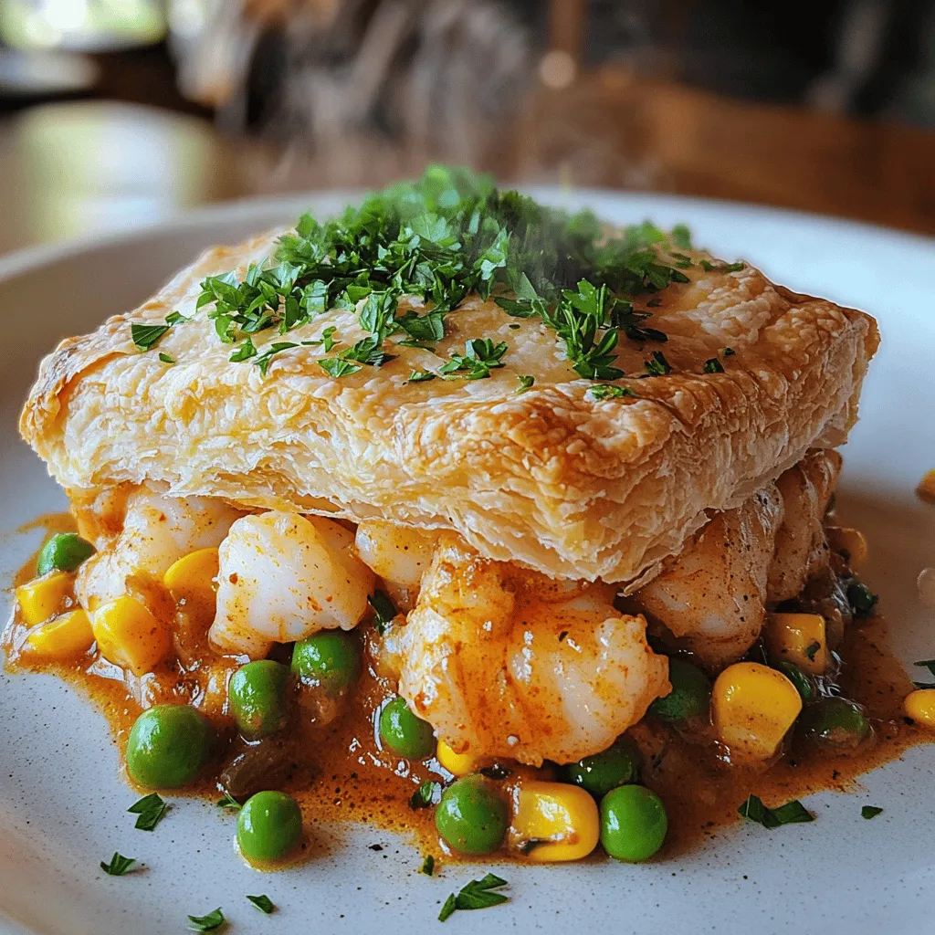 Cajun seafood pot pie is a wonderful dish. It blends rich flavors and textures. The right ingredients make this pot pie shine.