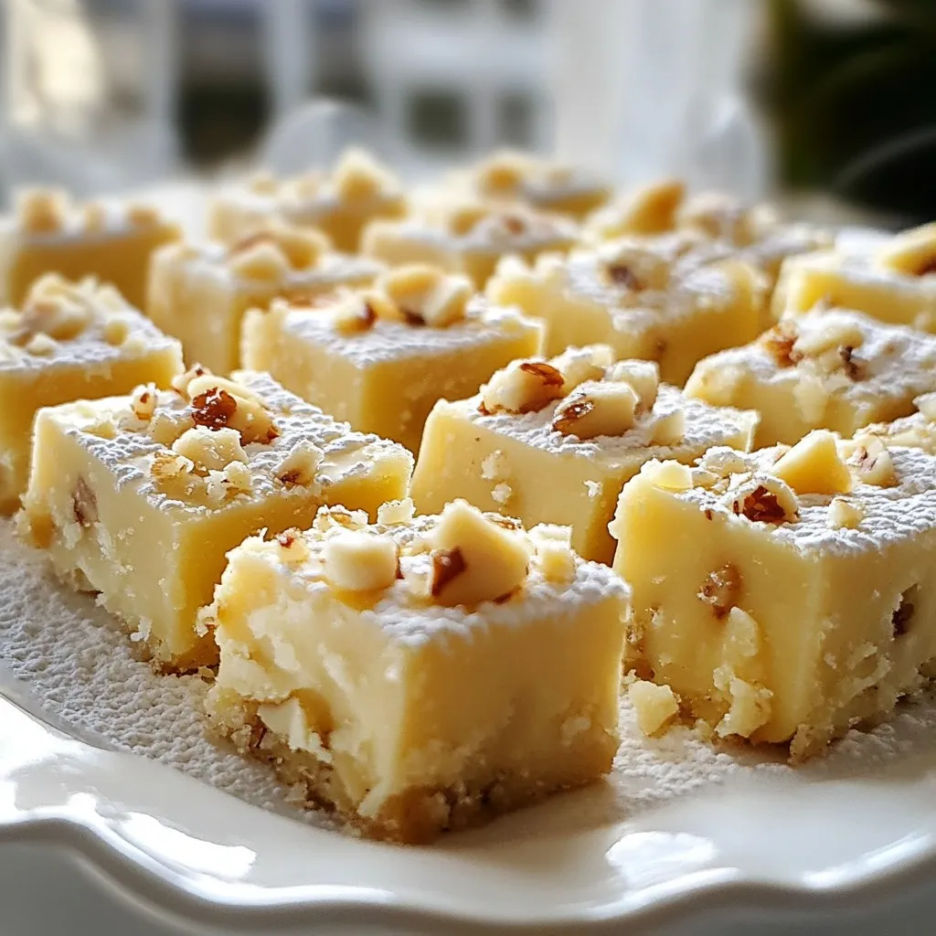 White Chocolate Macadamia Fudge Sweet and Decadent Treat