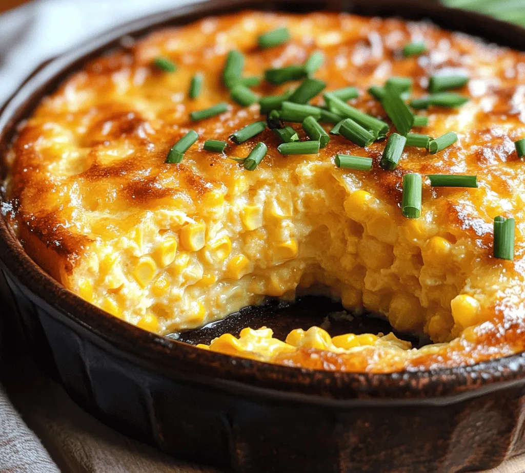 Southern cuisine is renowned for its comforting and hearty dishes that evoke a sense of home and warmth. From fried chicken to creamy grits, the South has a rich culinary heritage that celebrates flavors and traditions passed down through generations. Among these cherished recipes is corn pudding, a dish that embodies the essence of Southern cooking with its creamy texture and sweet corn flavor. This delightful side dish has become a staple in Southern households, especially during family gatherings, holidays, and potlucks.