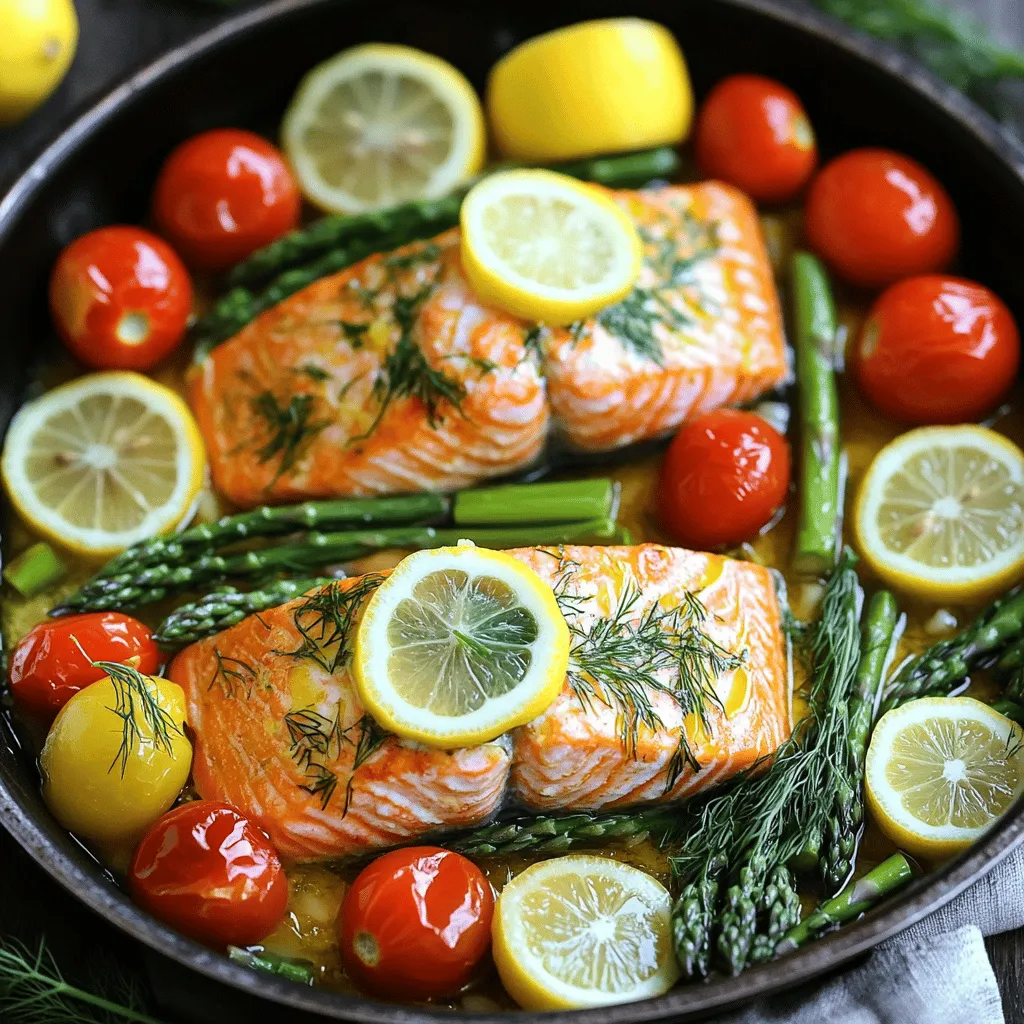 One-Pan Lemon Dill Salmon Simple and Tasty Meal