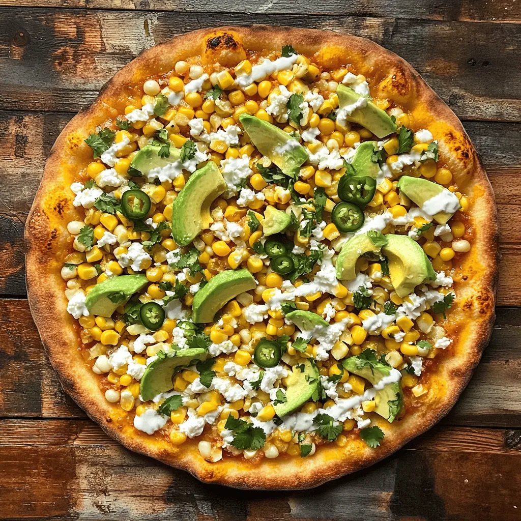 Esquites Pizza Flavorful Twist on Classic Pizza