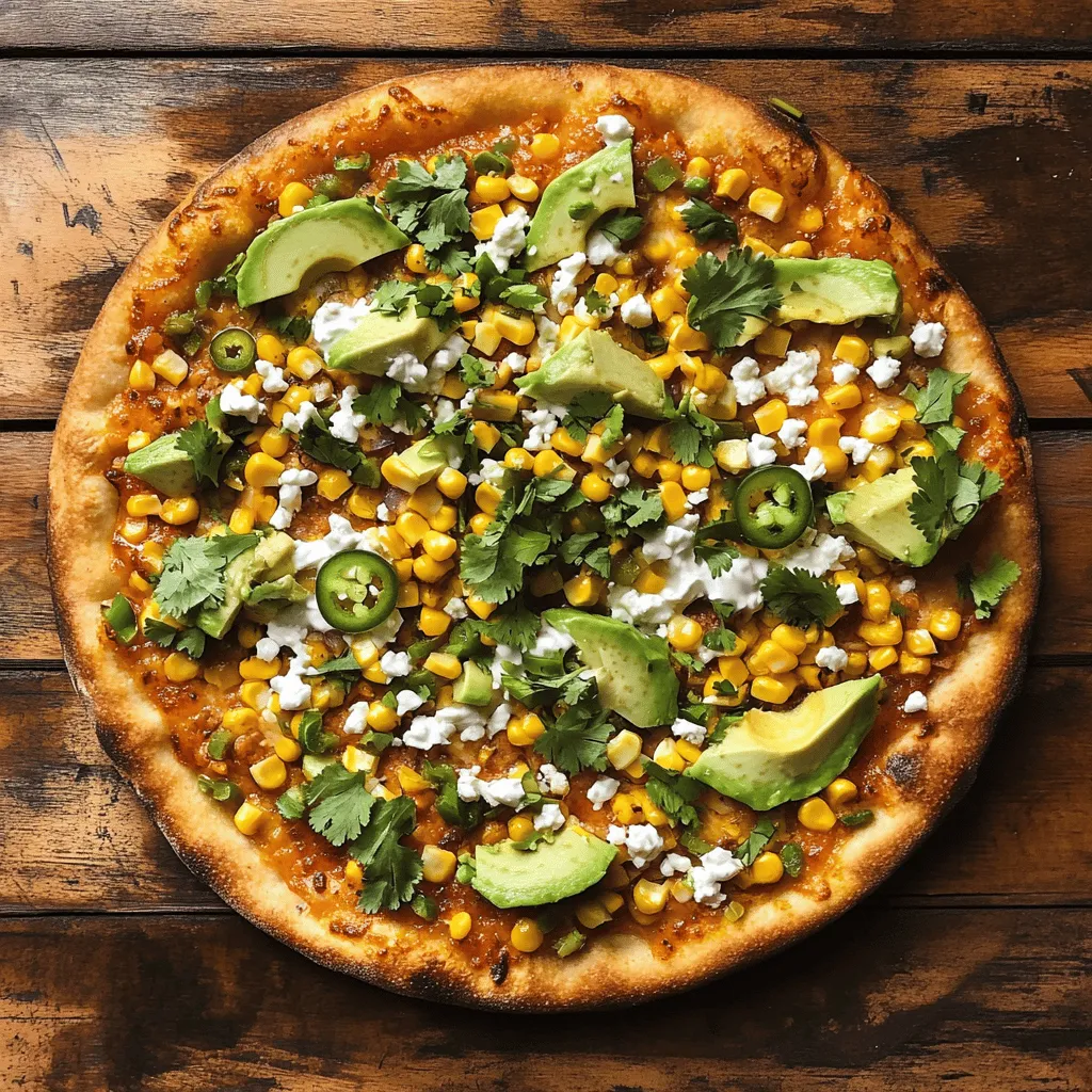 Esquites pizza is a fun twist on classic pizza. It blends traditional pizza flavors with the vibrant taste of esquites. Esquites is a popular Mexican street food made with corn, lime, and spices. This delicious dish adds a unique flavor profile to your pizza.