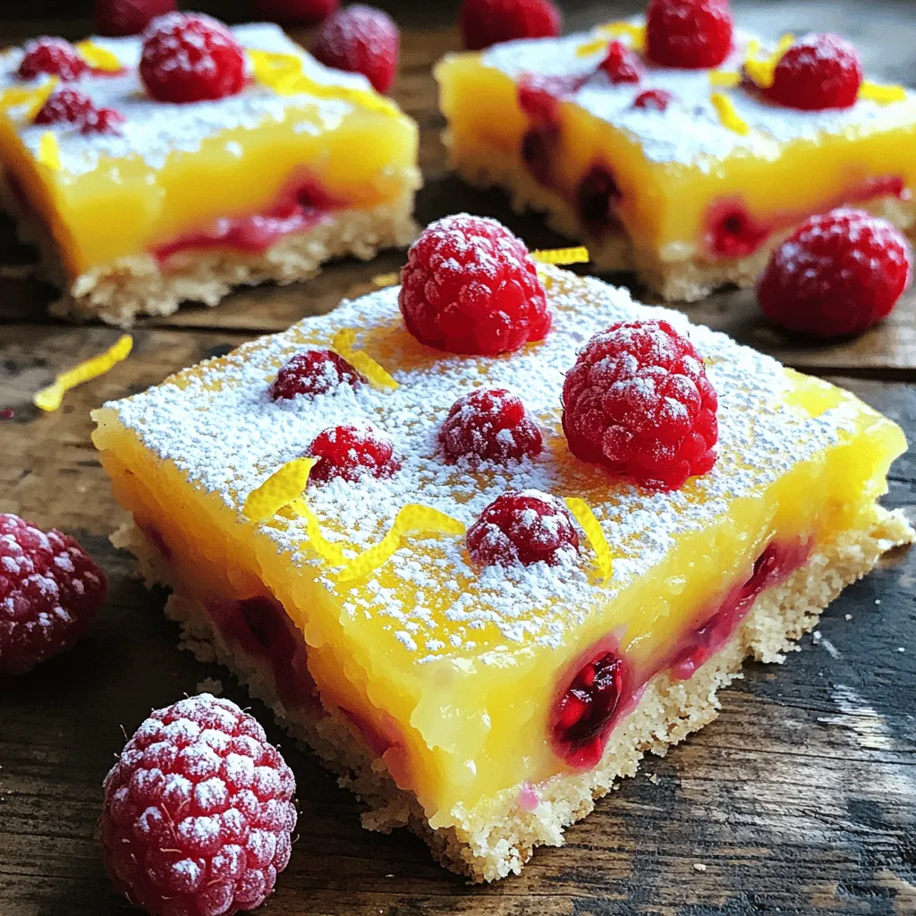 Raspberry Lemonade Bars Delightful and Tangy Treat