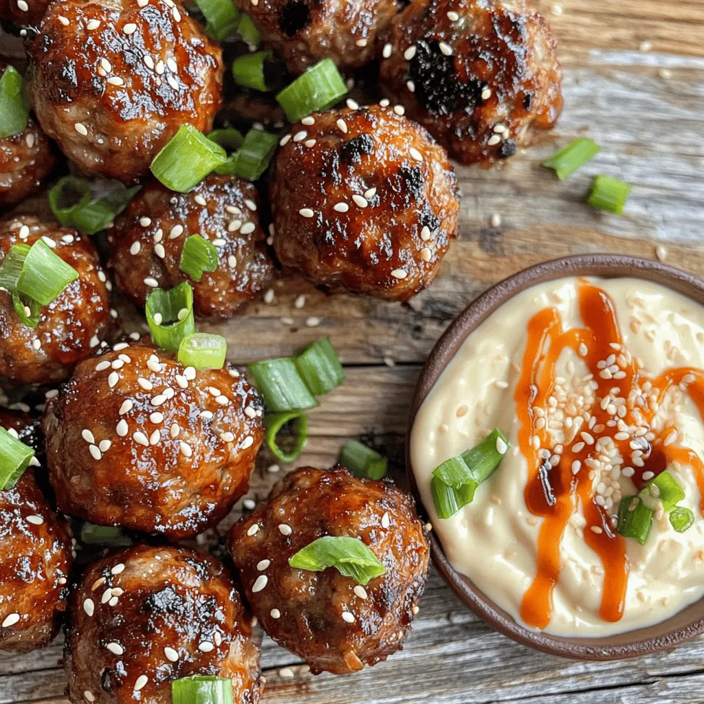 Korean BBQ meatballs shine with bold flavors. You need a few key ingredients to make them great.