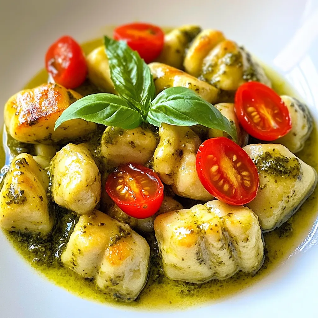 Creamy Pesto Chicken Gnocchi Flavorful Delight Recipe