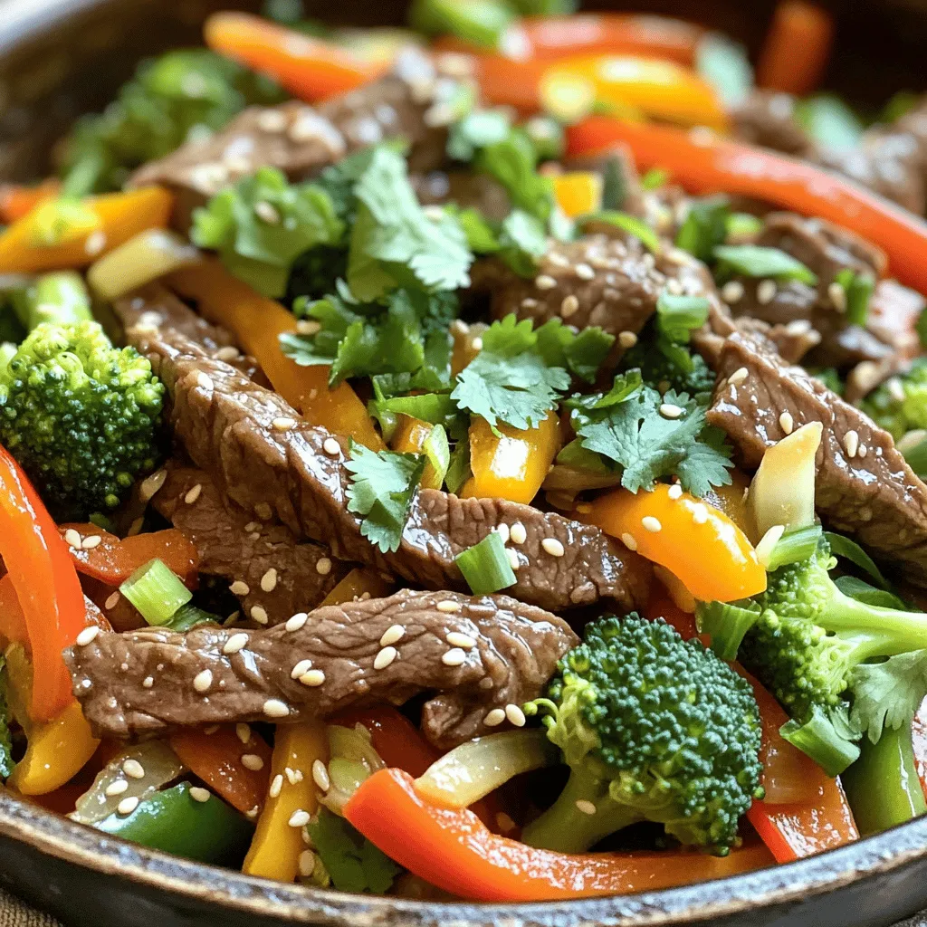 Sizzling Beef Stir-Fry Flavorful and Quick Dish
