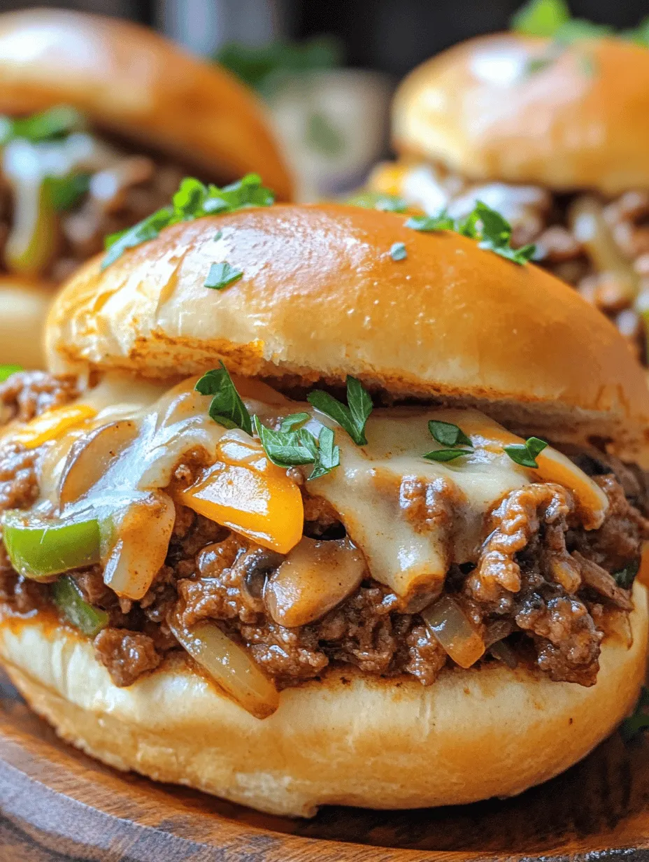 Philly Cheesesteak Sloppy Joes Recipe