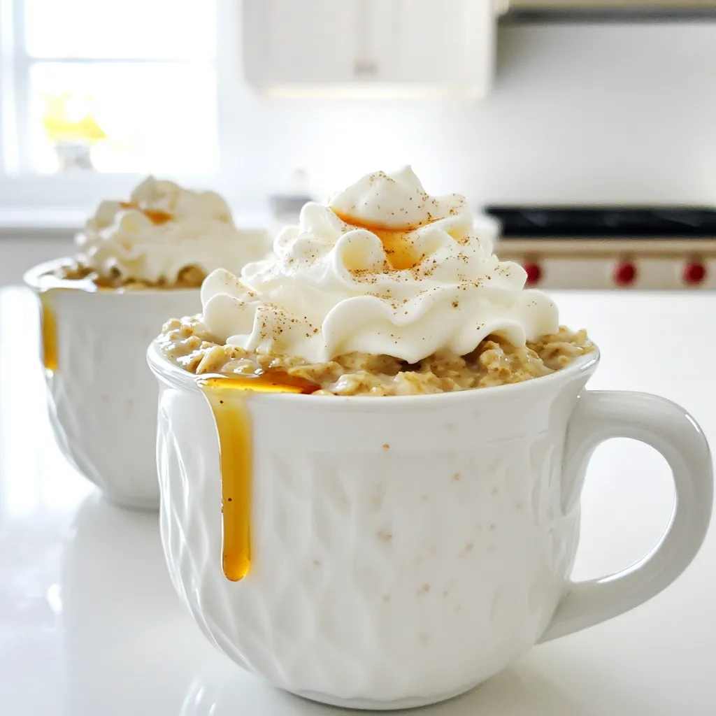 Warm Chai Spiced Oatmeal Latte Creamy Breakfast Delight