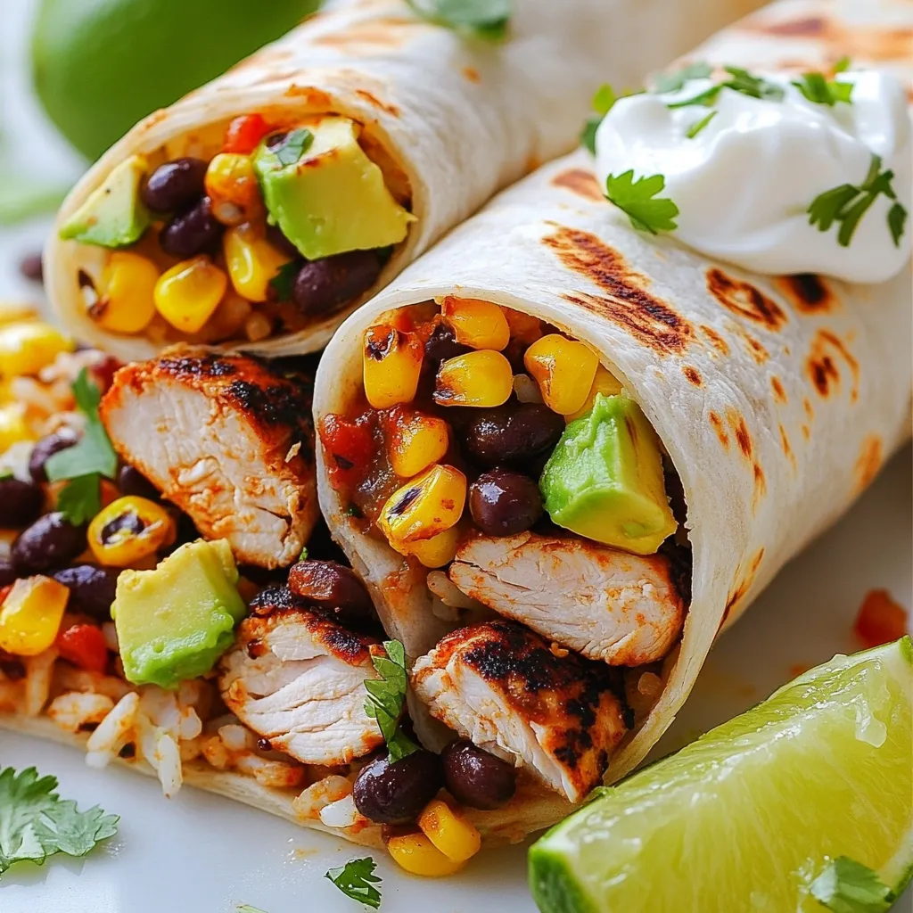 Smoky Chipotle Chicken Burrito Bold and Flavorful Recipe