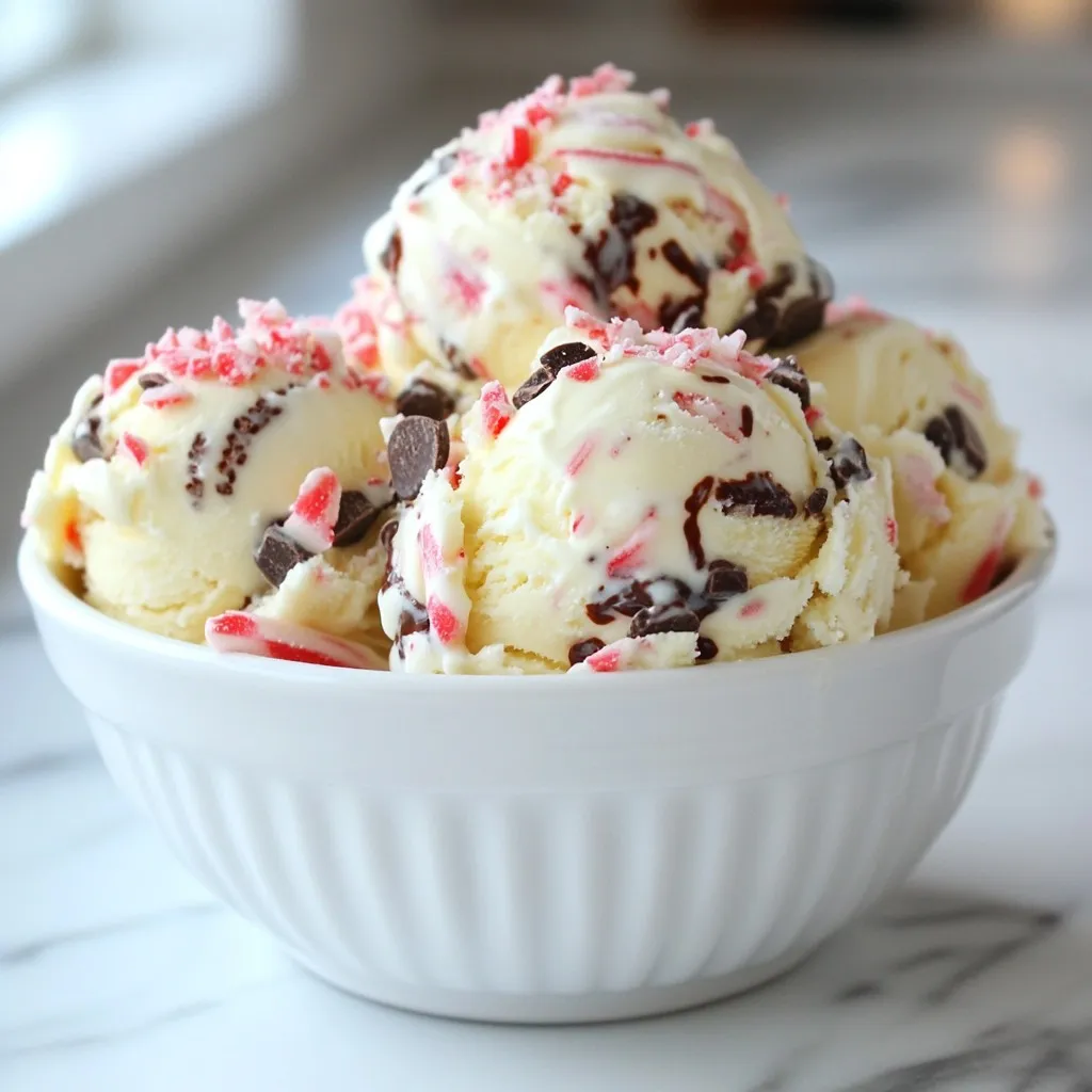 Peppermint Mocha Ice Cream Creamy and Dreamy Dessert