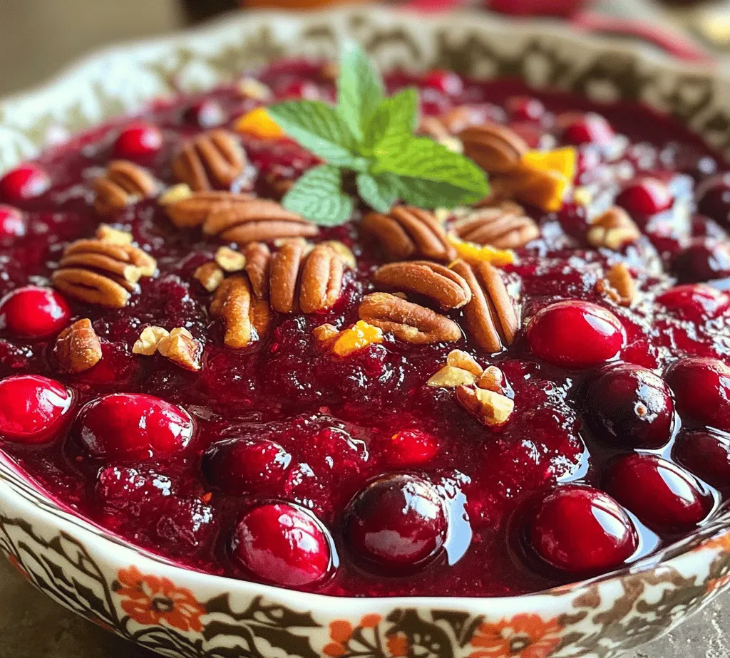 As the holiday season approaches, the air becomes infused with the scents of spices, baked goods, and vibrant flavors. One standout recipe that embodies the spirit of the season is the delightful Cranberry Bliss Sauce. This sauce not only captures the essence of the holidays but also serves as a versatile accompaniment to various dishes, making it an essential addition to your festive repertoire.