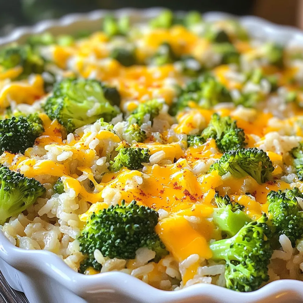 Cheesy Broccoli Rice Skillet Creamy and Comforting Dish