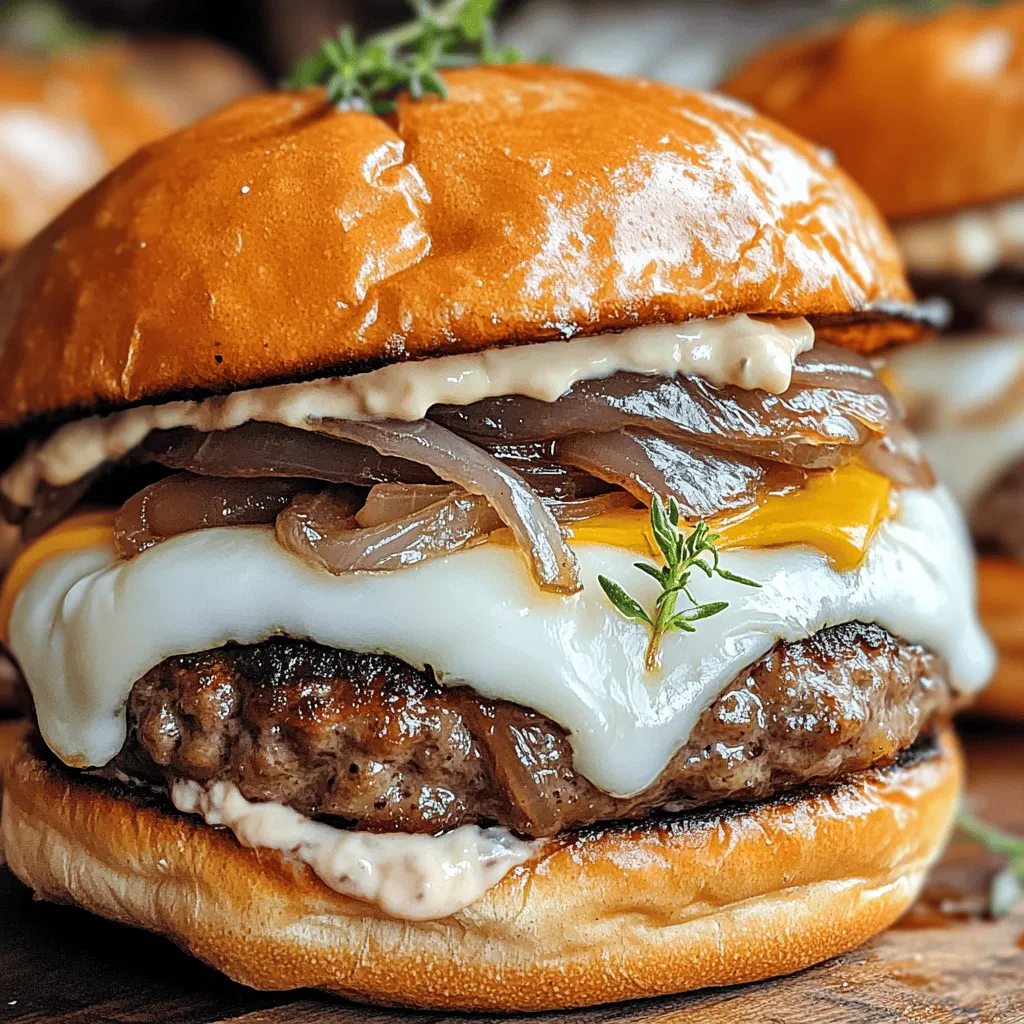 French Onion Burgers: A Delicious Fusion of Flavors
