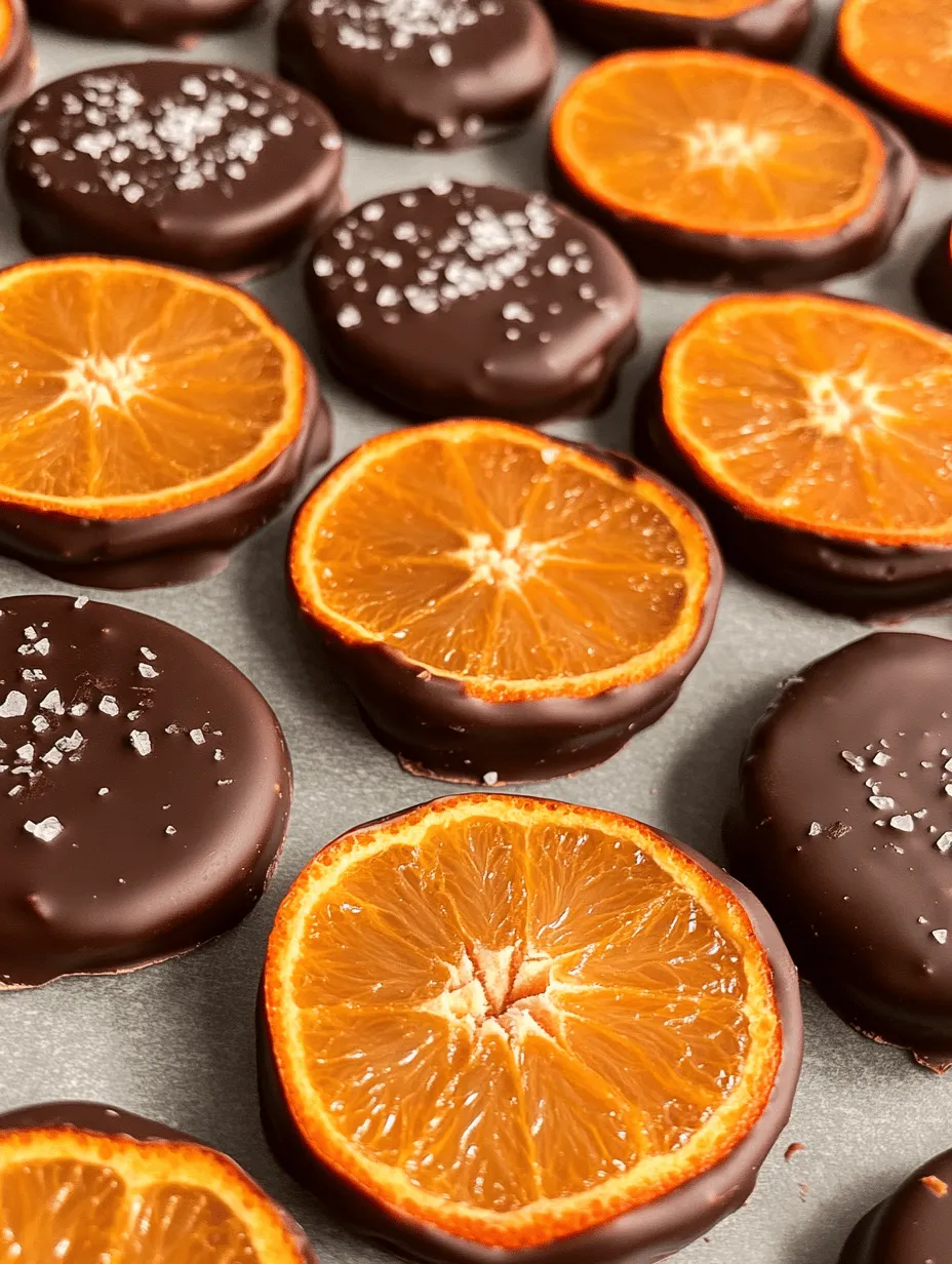 Delightful Chocolate Coated Orange Slices: A Perfect Treat for Any Occasion