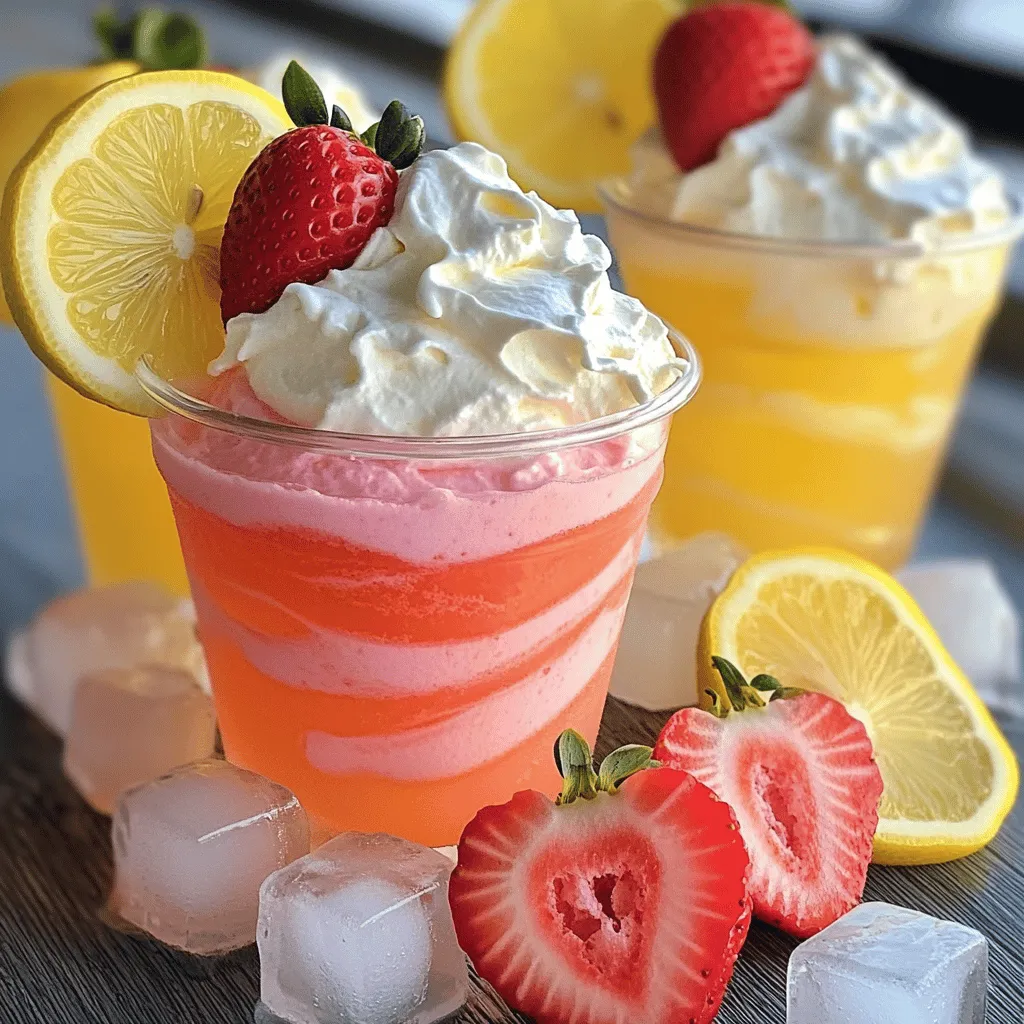 To make whipped pink lemonade, you need fresh, quality ingredients. Here’s what you should gather: