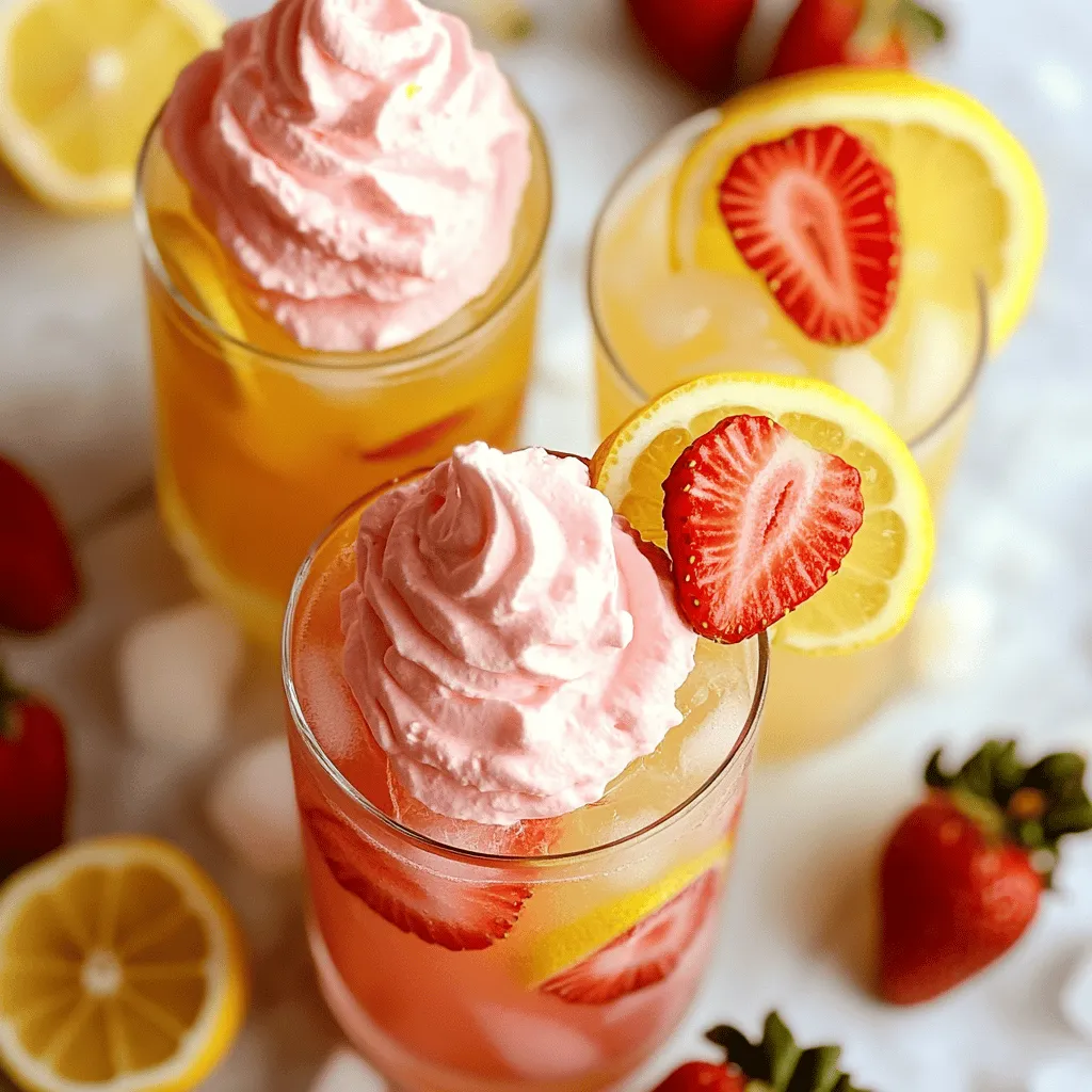 Whipped Pink Lemonade Refreshing Summer Drink Recipe