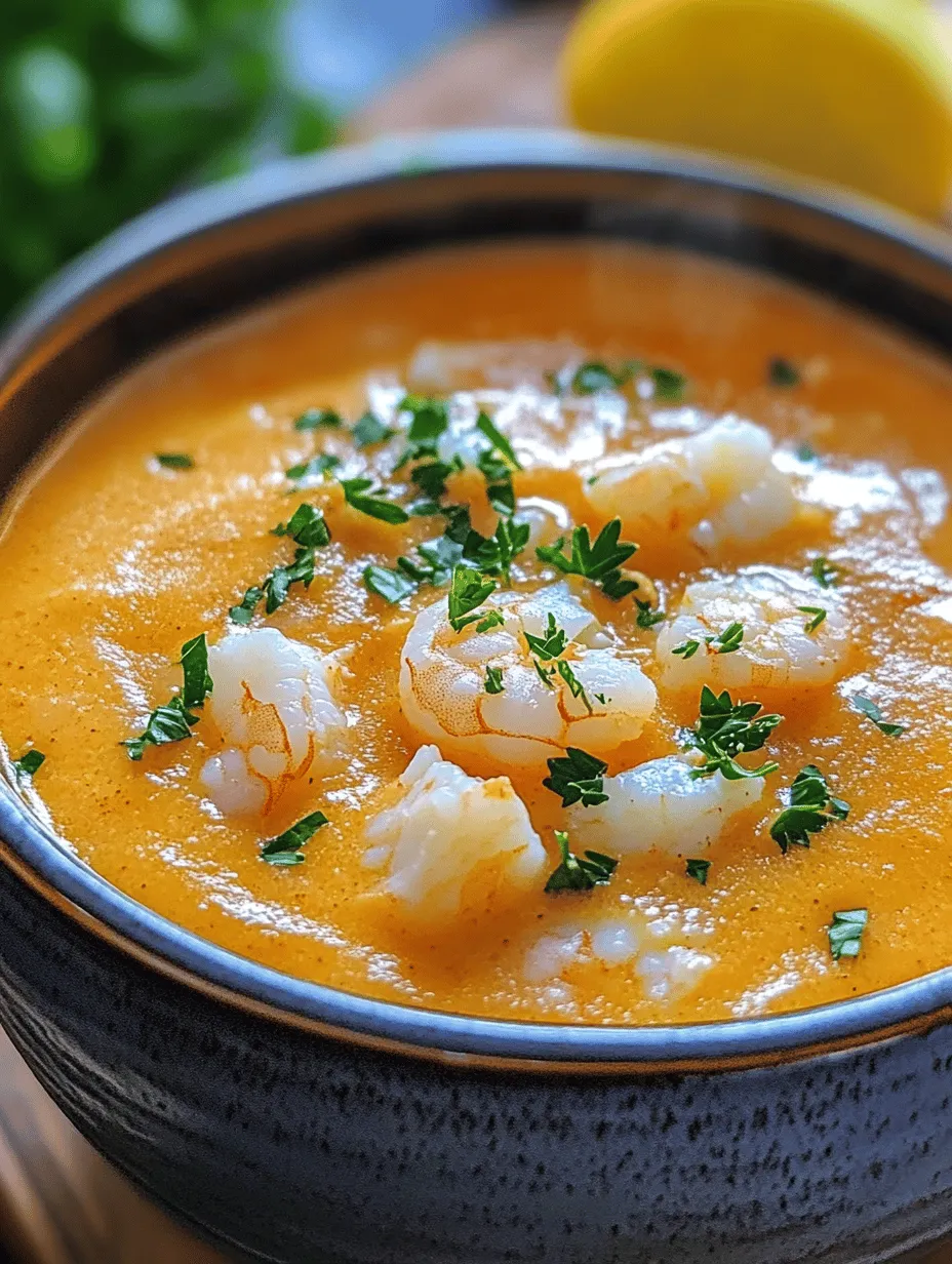 Decadent Crab and Shrimp Bisque Delight: A Luxurious Seafood Experience