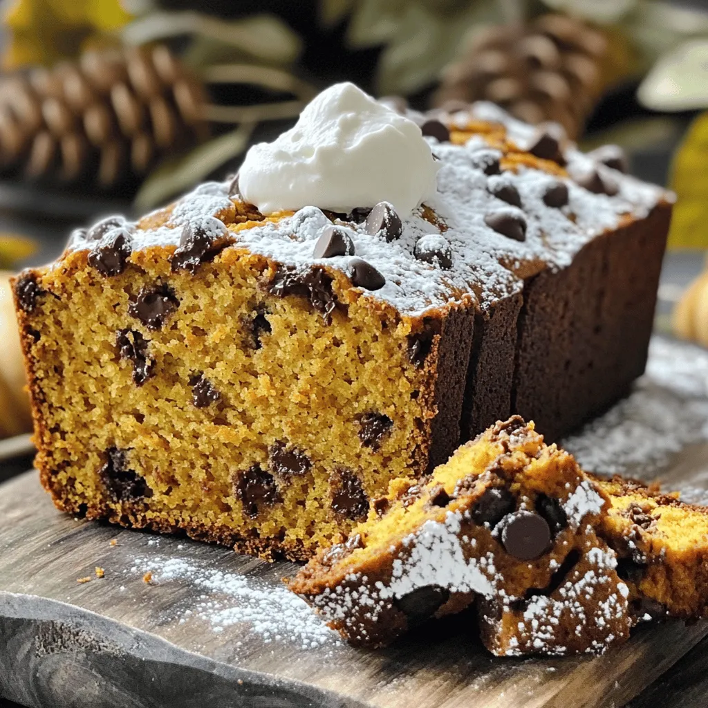 Savory Chocolate Chip Pumpkin Bread Simple and Easy Recipe