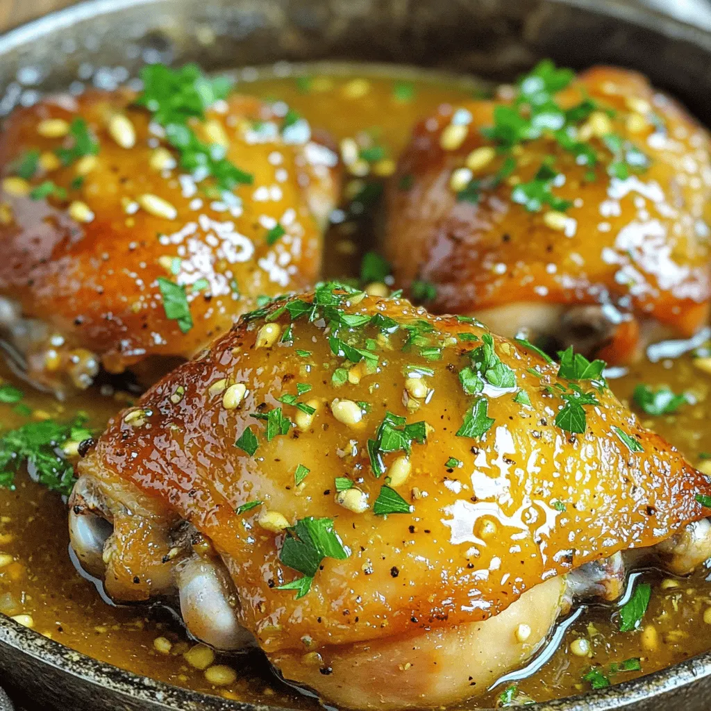 Honey Mustard Chicken Thighs Juicy and Flavorful Meal