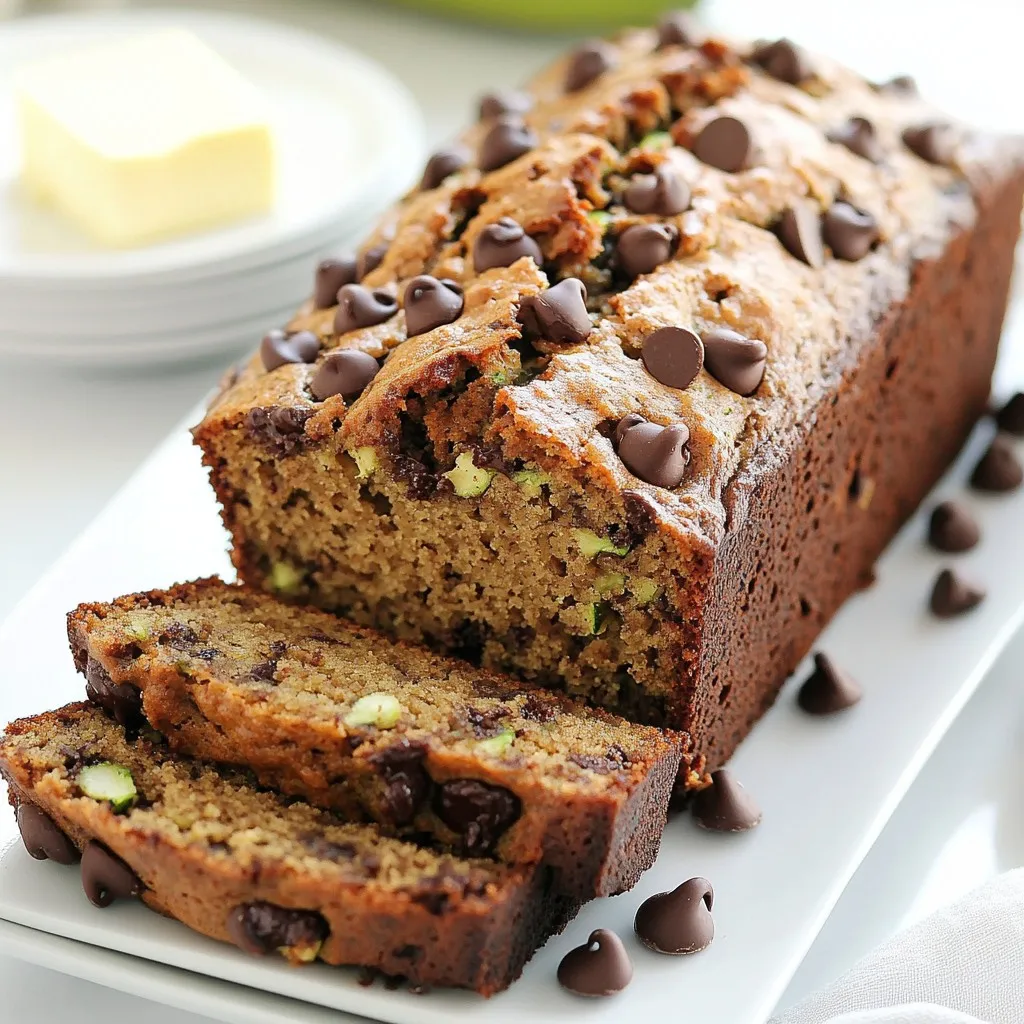 Chocolate Chip Zucchini Bread Simple and Tasty Recipe