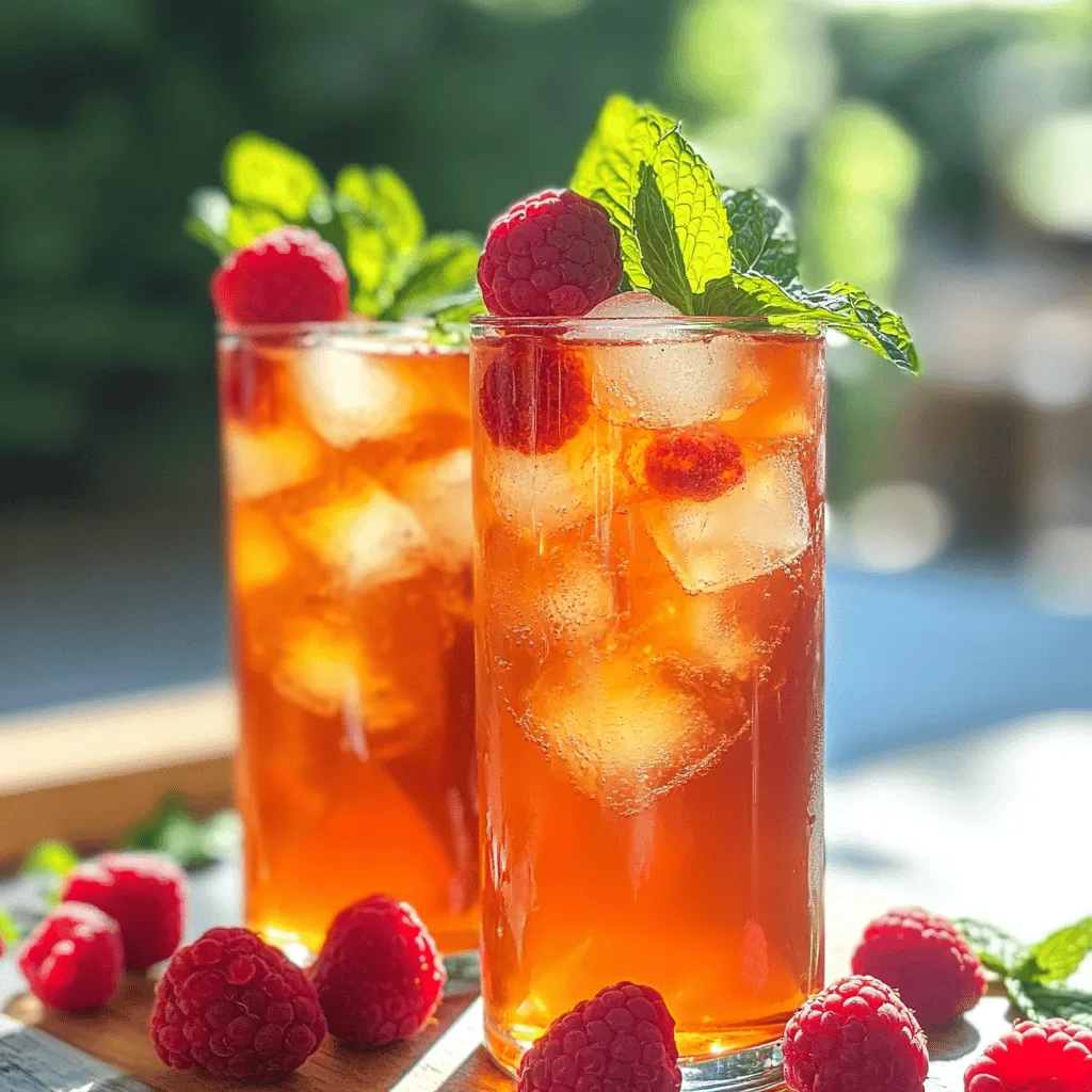 To make a great Earl Grey raspberry iced tea, you need a few key ingredients. These ingredients create a refreshing drink perfect for hot days.