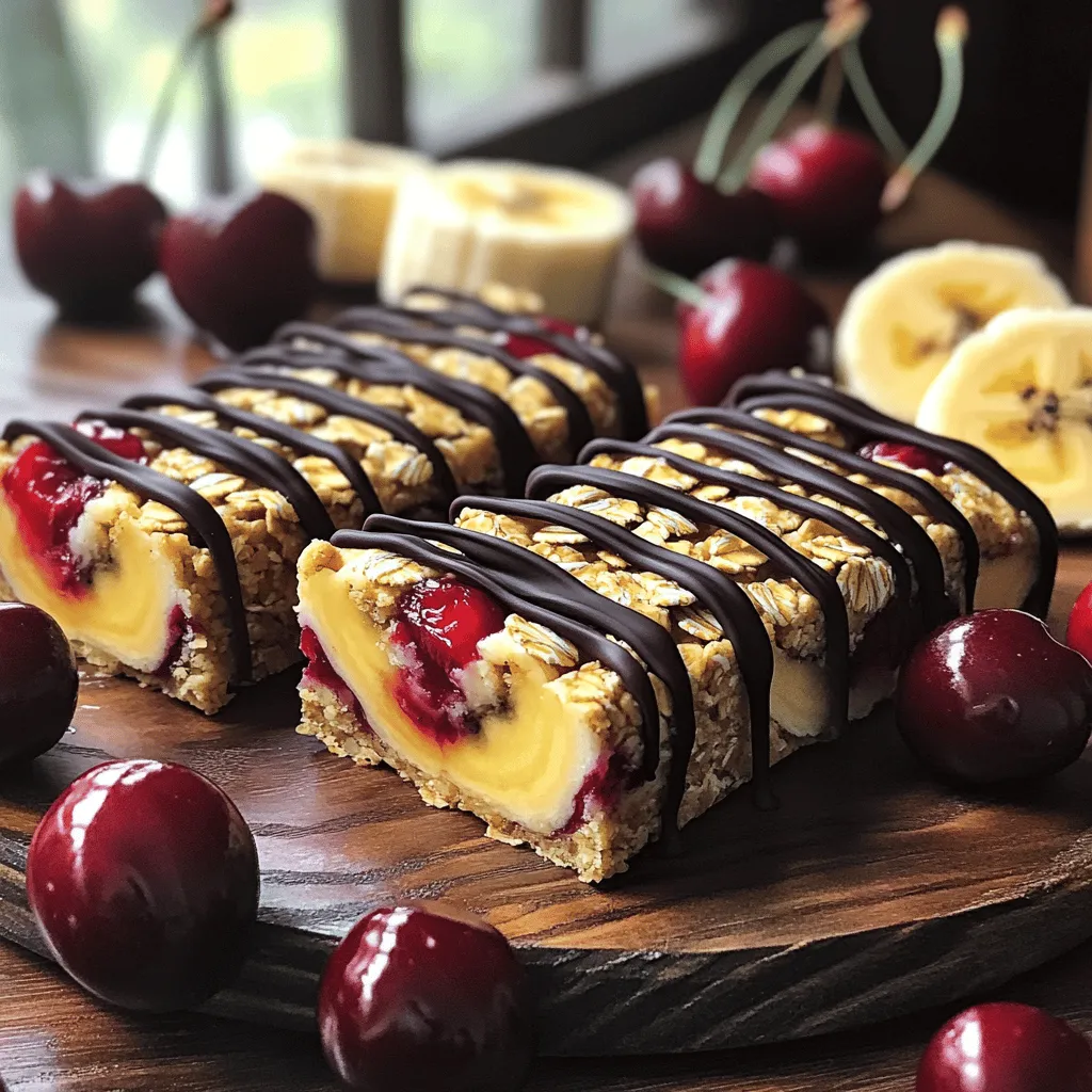Cherry Banana Protein Bars Nutritious Snack Recipe