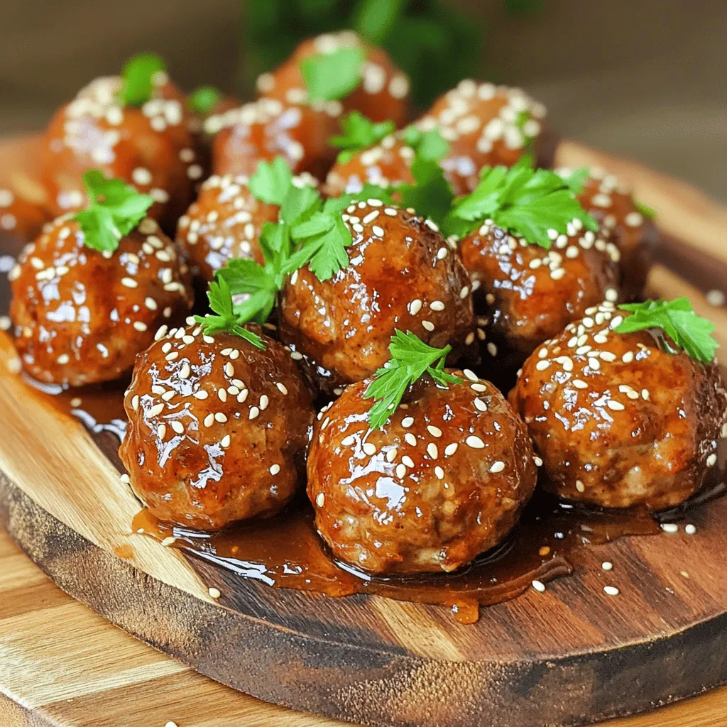 Honey Garlic Glazed Meatballs Simple and Tasty Recipe