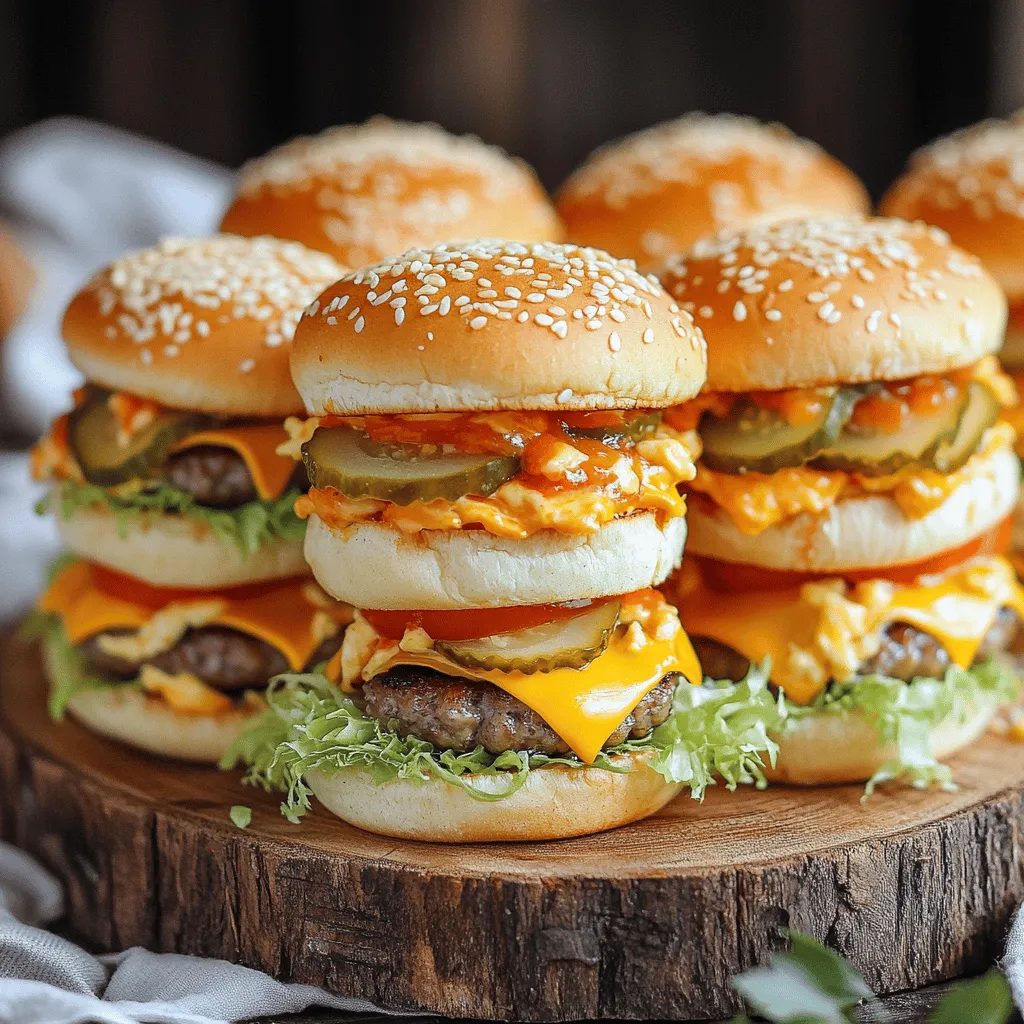 Mini Big Mac Cheeseburgers: A Delicious Twist on a Classic Favorite